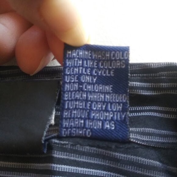 DCC woman's size 3X black, white and gray striped top - Picture 14 of 14